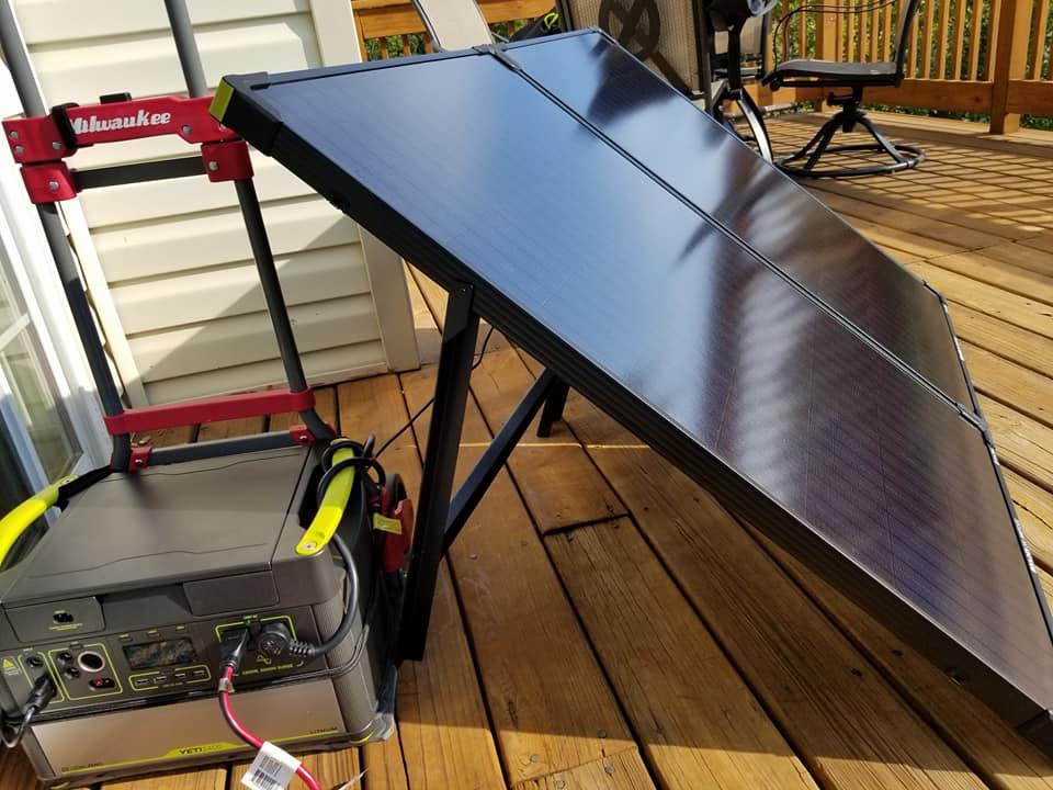 GoalZero Boulder 200 Briefcase pannello solare 200W pieghevole