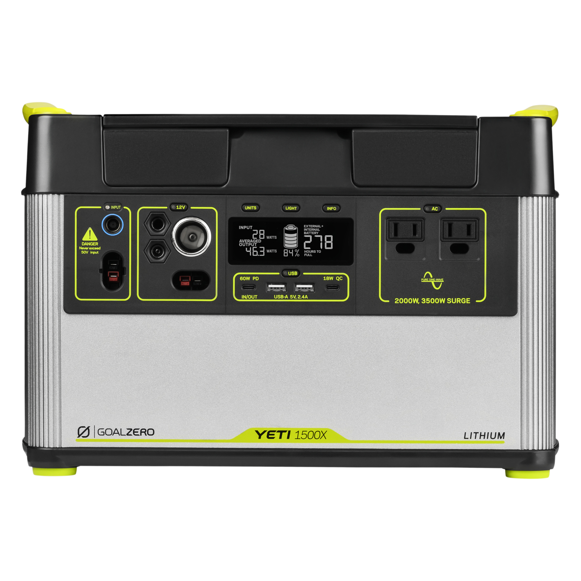 Goal Zero Yeti 1500X power station con espansione 2400Wh
