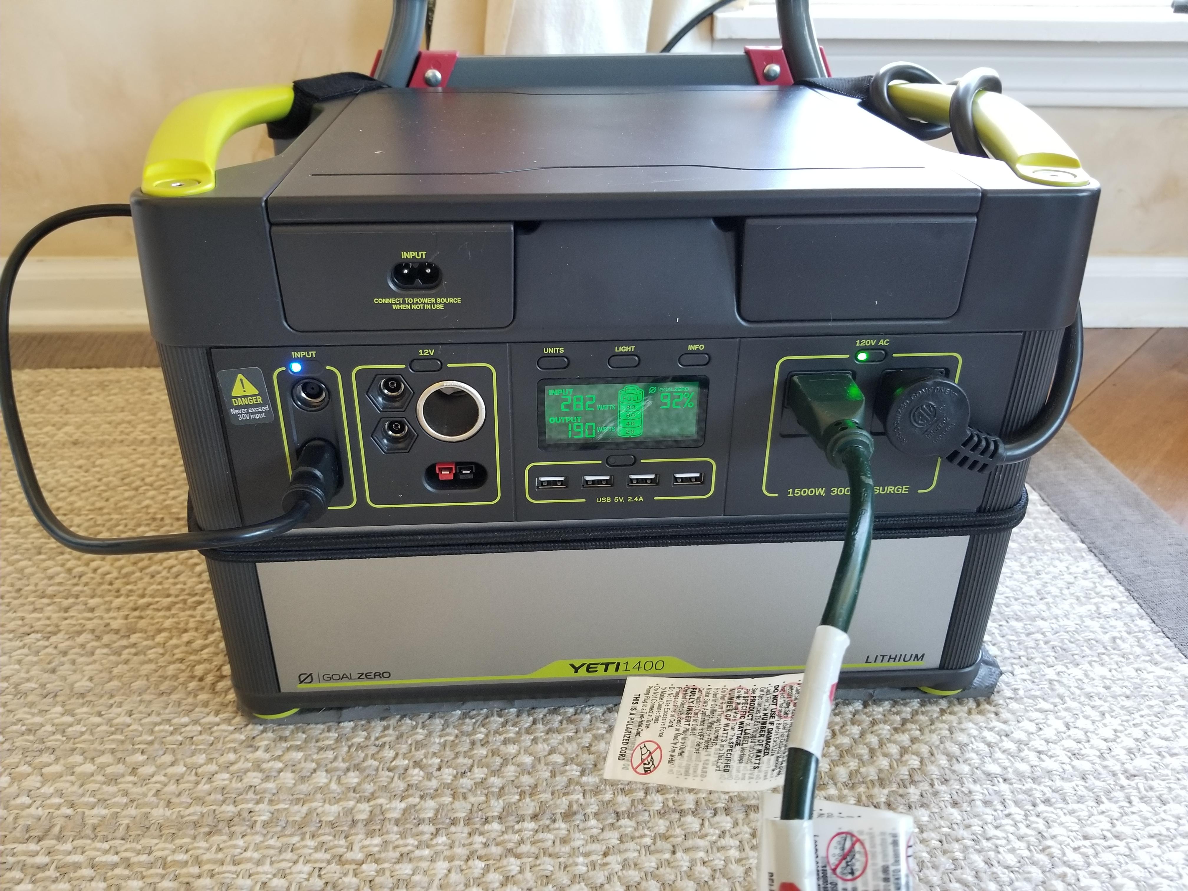 GoalZero Yeti 400 Lithium centrale elettrica 428Wh portatile