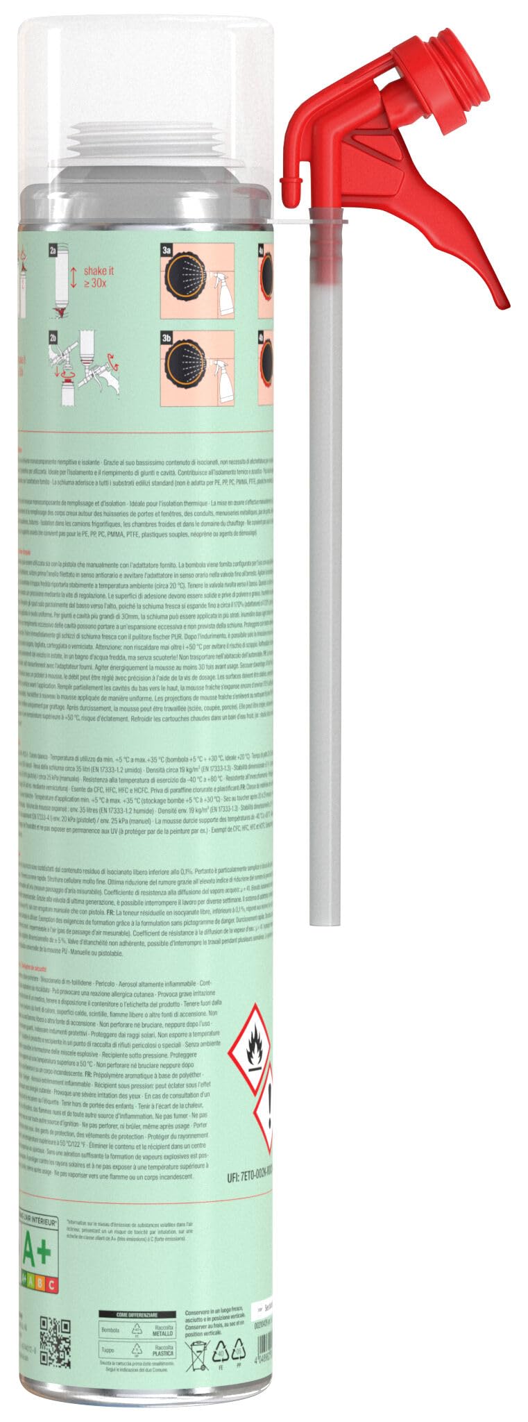 Fischer PU-P EVO 750 schiuma poliuretanica 750 ml B2