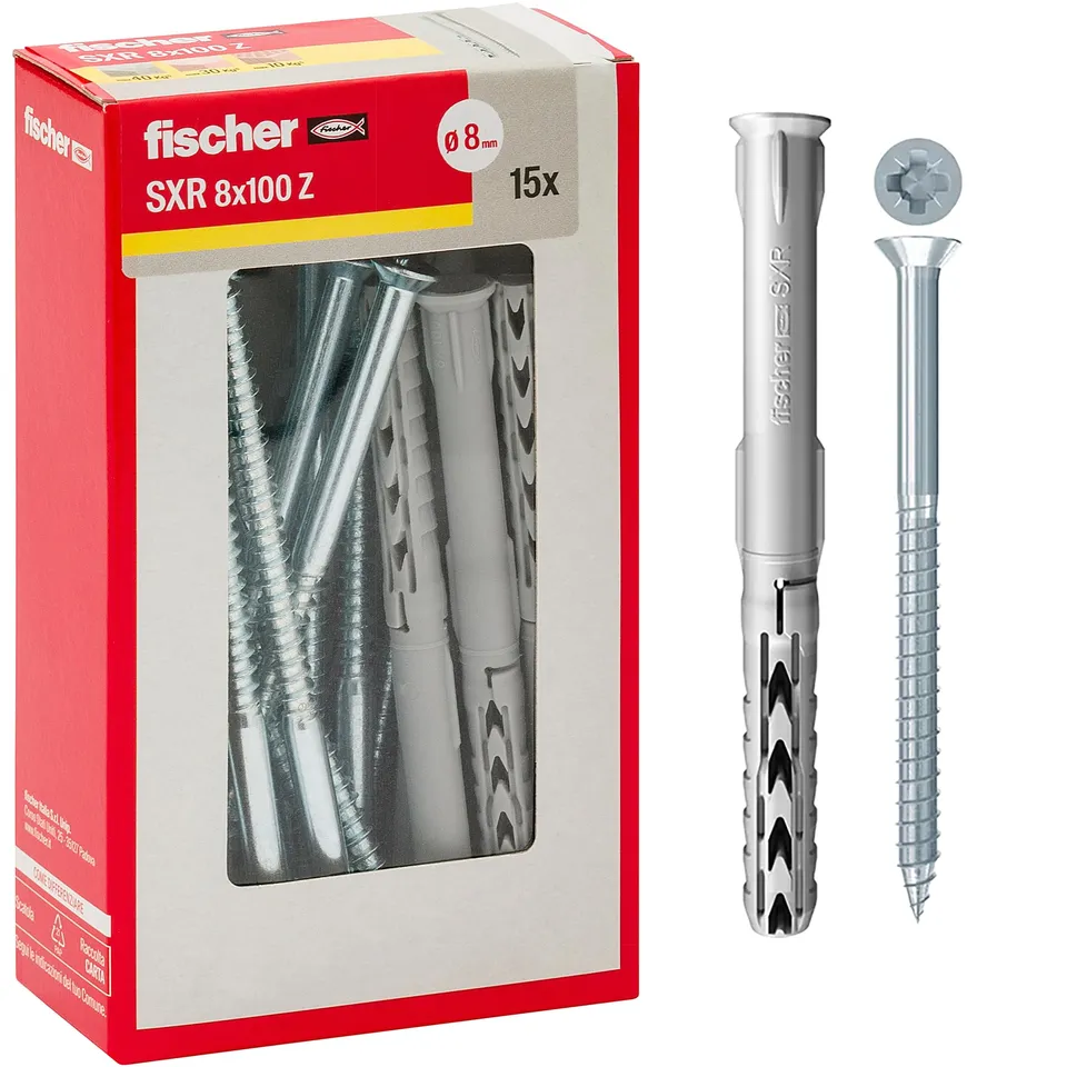 Fischer SXR 8x100 Z tasselli prolungati con vite