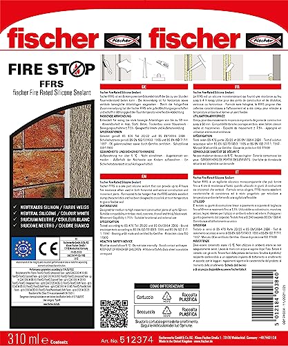 Fischer Firestop FFRS 310 sigillante antifuoco bianco