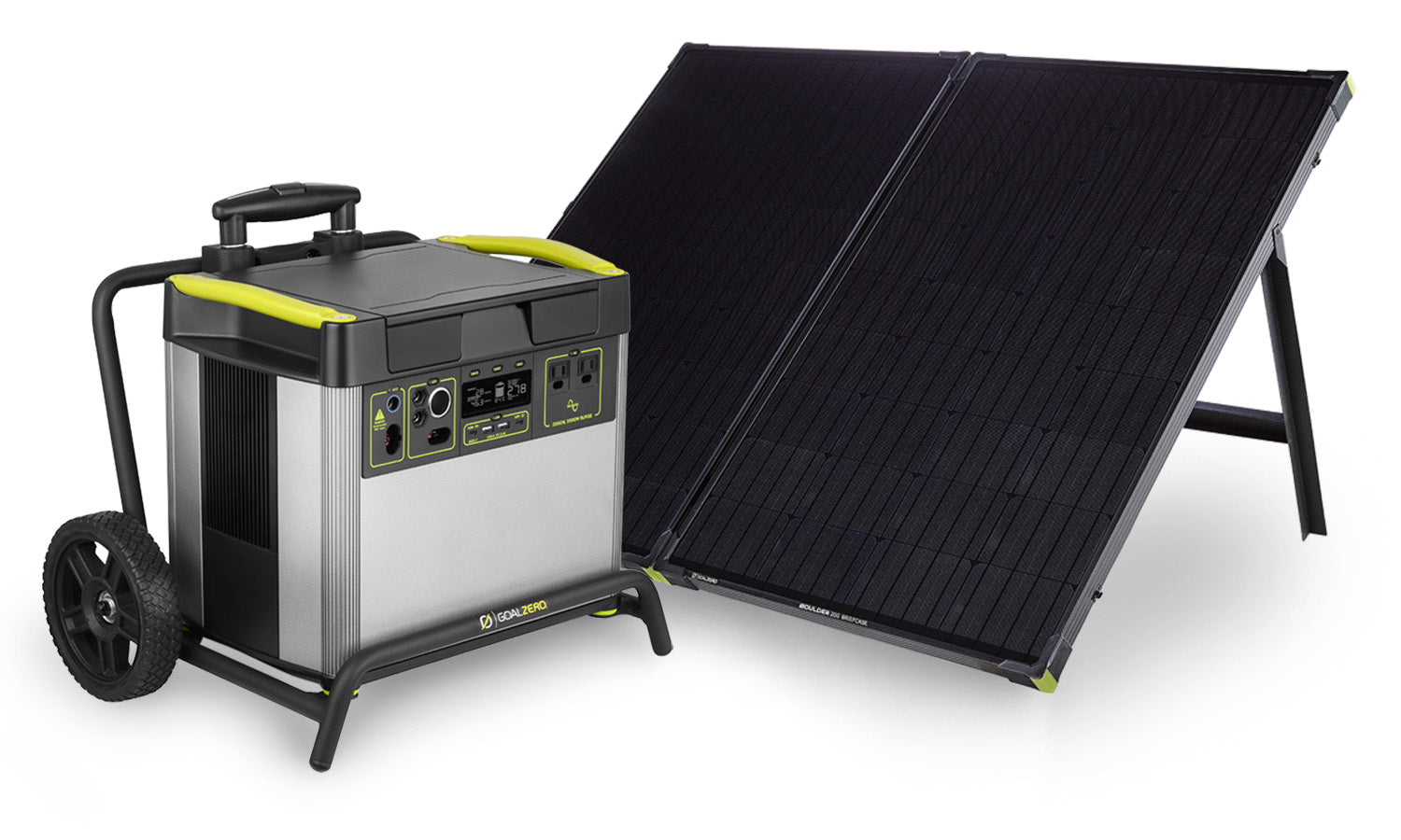 GoalZero Yeti 3000X + Boulder 200 generatore solare 3032Wh