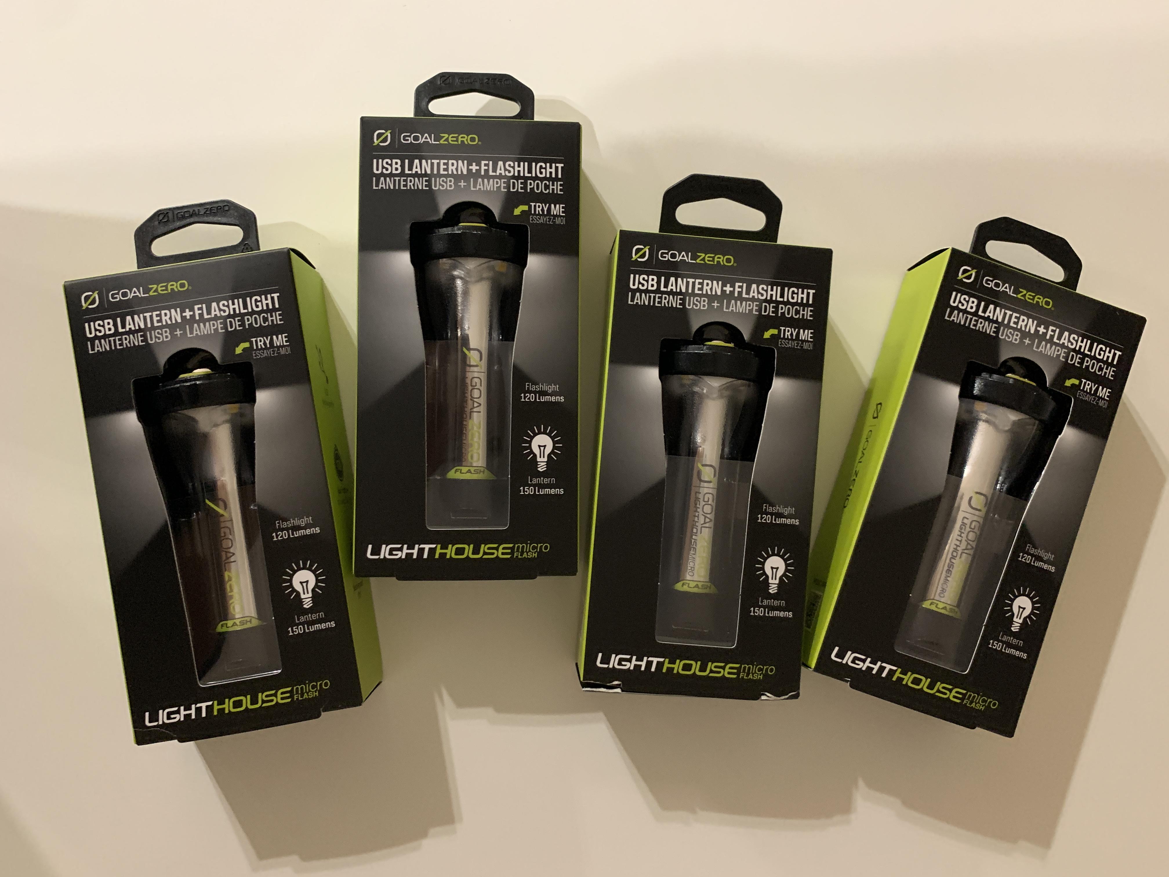 Goal Zero Lighthouse Micro Flash lanterna LED USB 9,62Wh