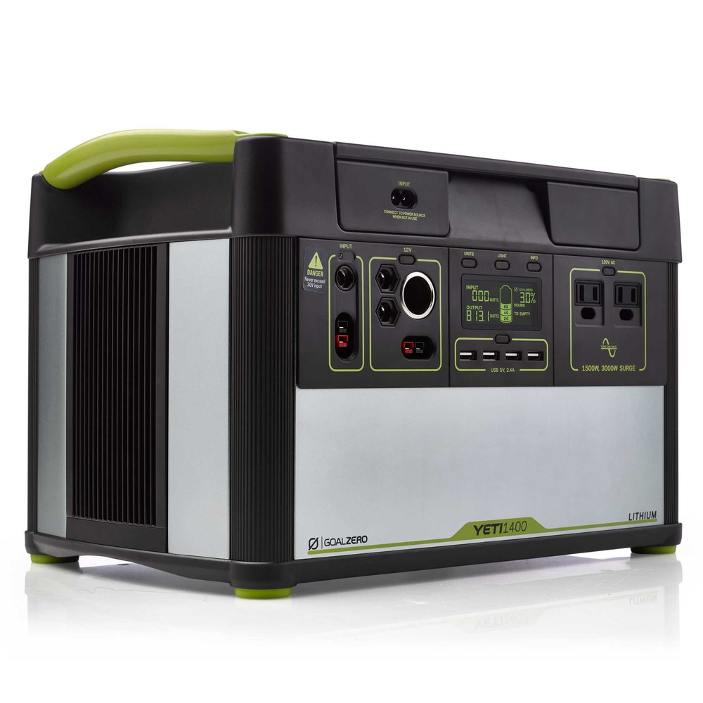 Goal Zero Yeti 1400 Lithium power station 1425Wh onda pura