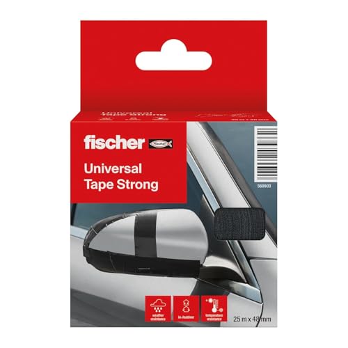 Fischer Strong nastro telato americano nero 25m x 48mm