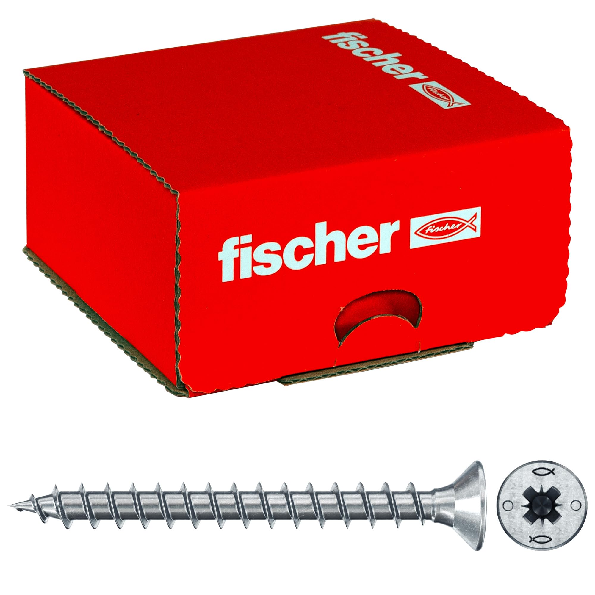 Fischer PowerFast II 5,0x50 viti legno 200 pezzi torx