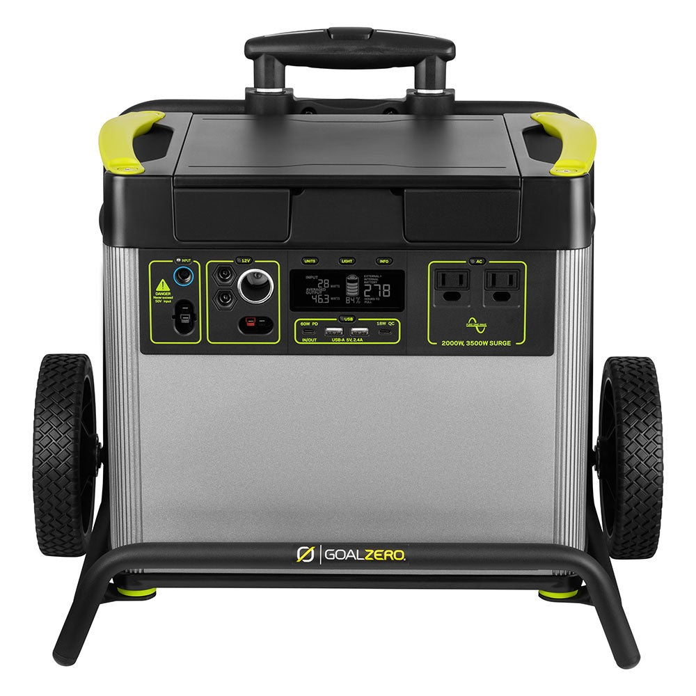 GoalZero Yeti 3000X + Boulder 200 generatore solare 3032Wh