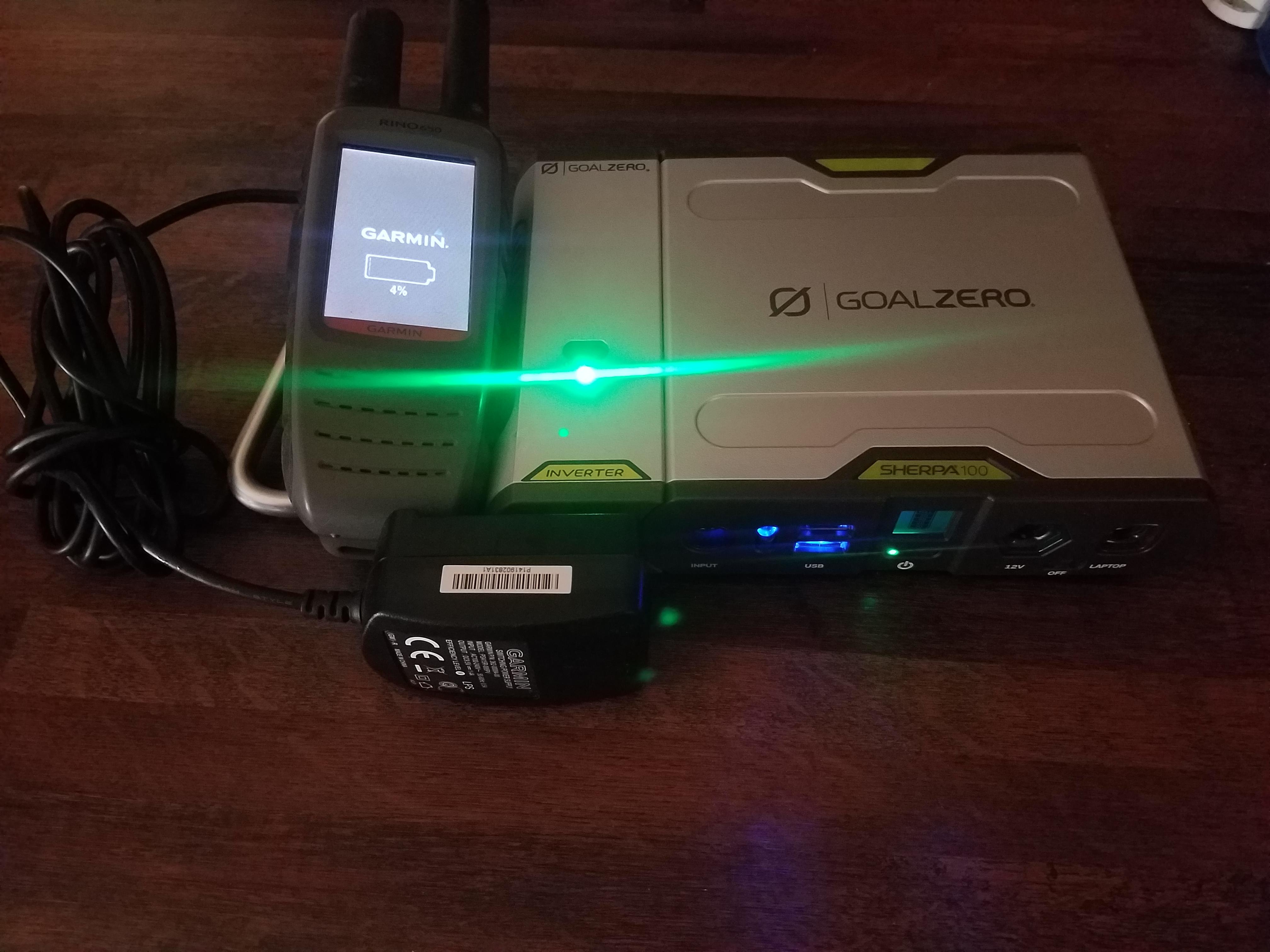 GoalZero Sherpa Inverter 110V inverter 100W per Sherpa