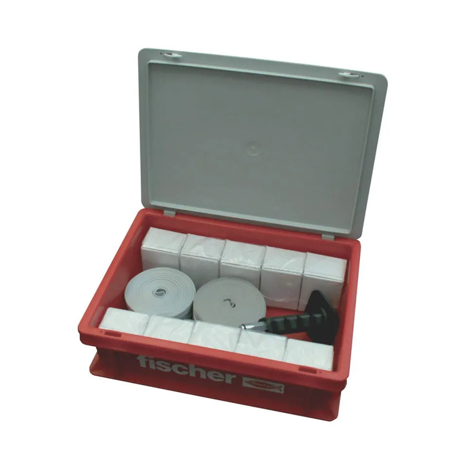 Fischer GWB Box bandella tessuto kit 12 pezzi + 2000 chiodi