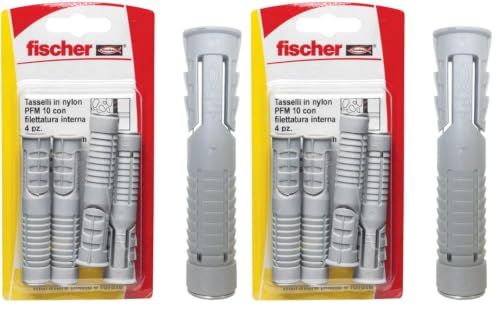 Fischer PFM 8 K fissaggio mensola scomparsa 4 pezzi