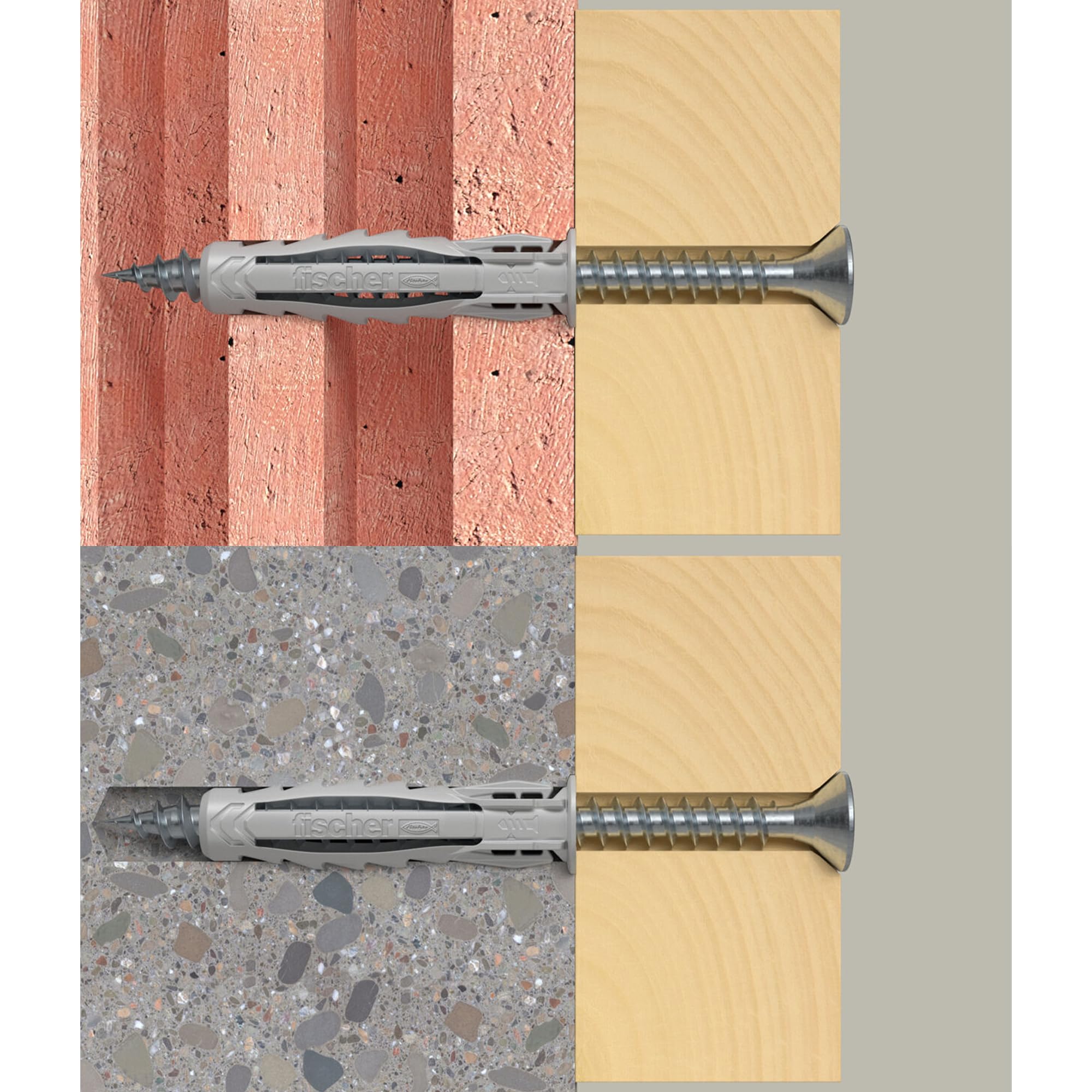 Fischer SX Plus 6x30 Tasselli con Viti 800 Pz calcestruzzo