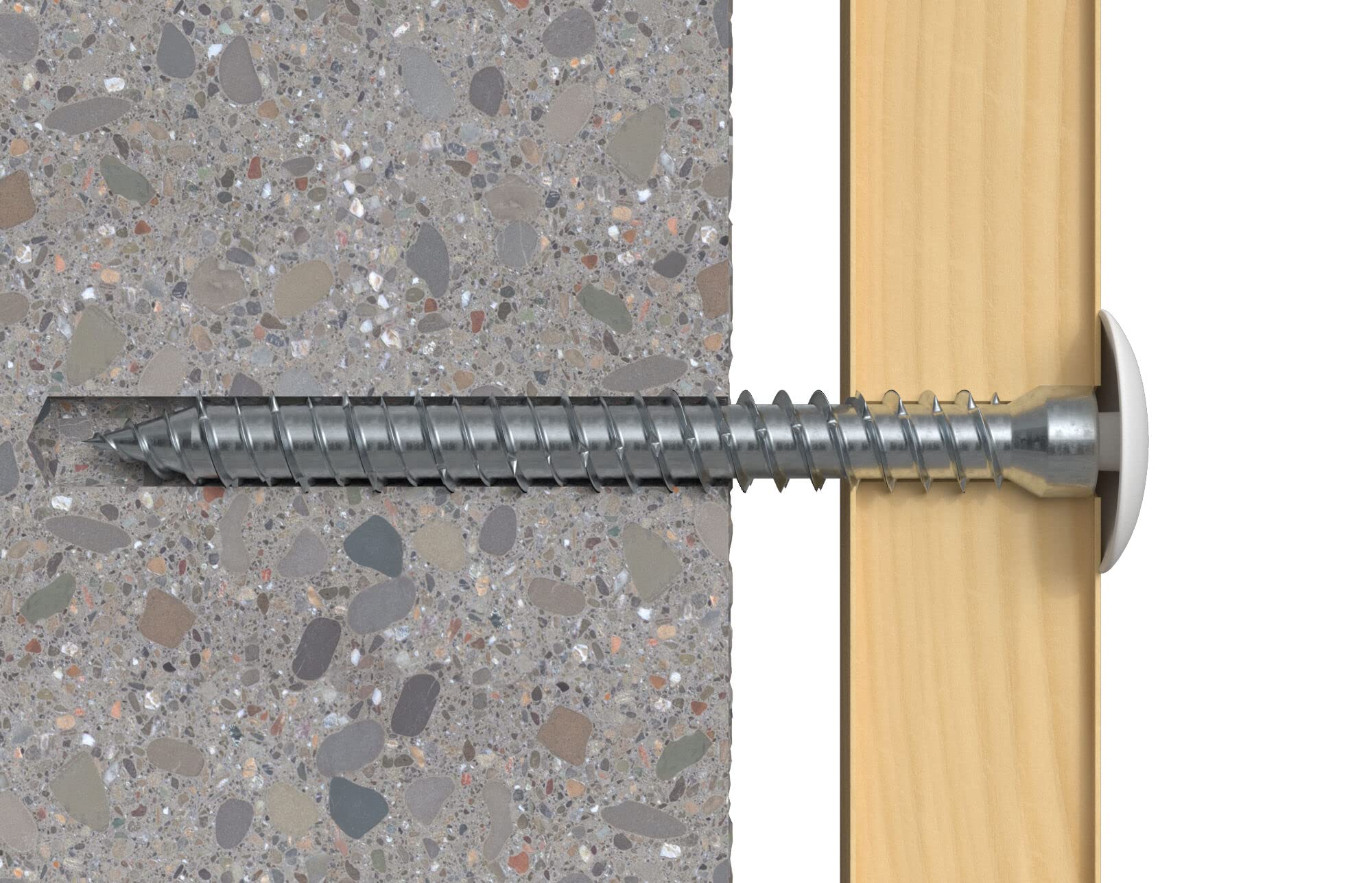 Fischer FFSZ 7,5x152 T30 vite serramenti 100 pezzi senza tassello