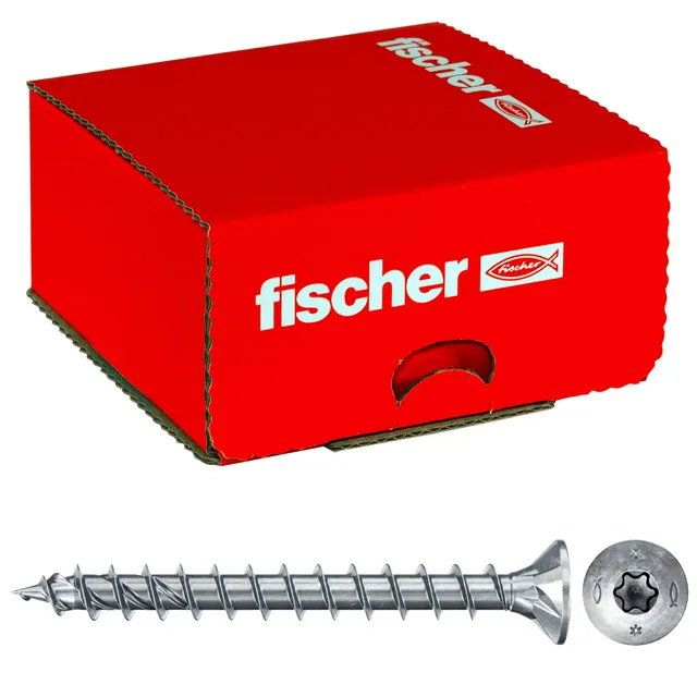 Fischer PowerFast II 5,0x50 viti legno 200 pezzi torx