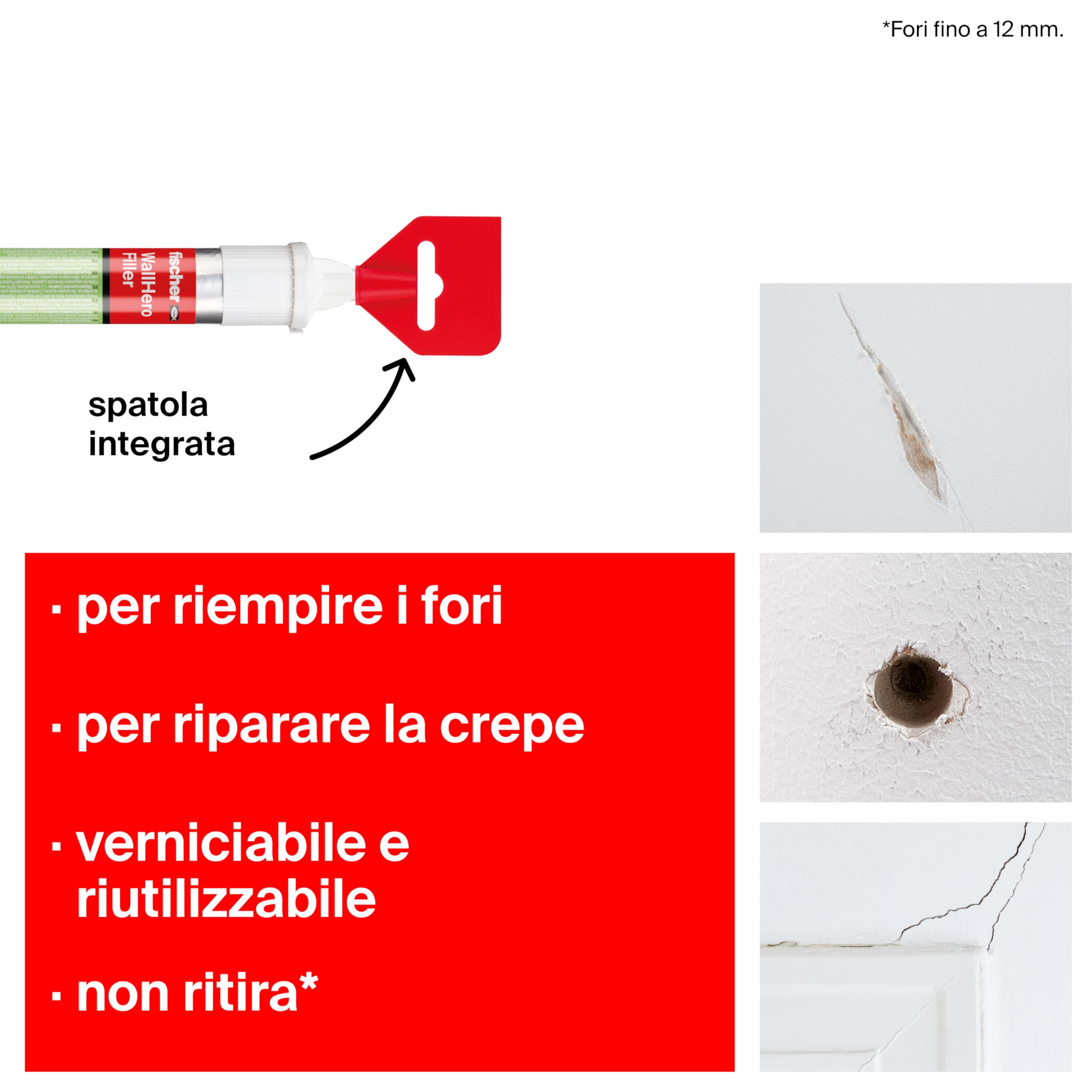 Fischer Stucco Veloce Bianco Pronto all'Uso 70 ml