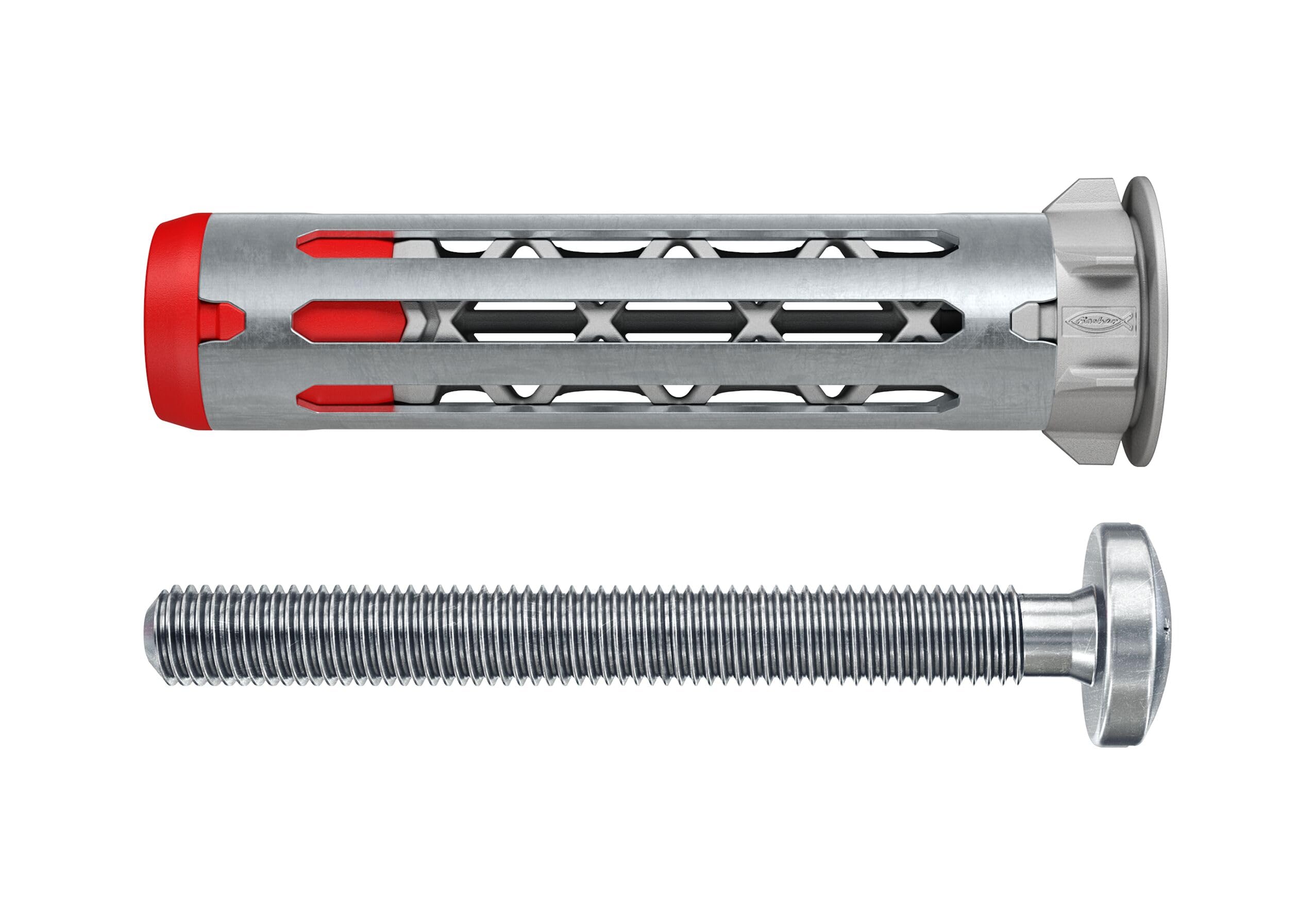 Fischer DuoHM M4x55 Tassello Cartongesso Metallo Nylon 25 Pz