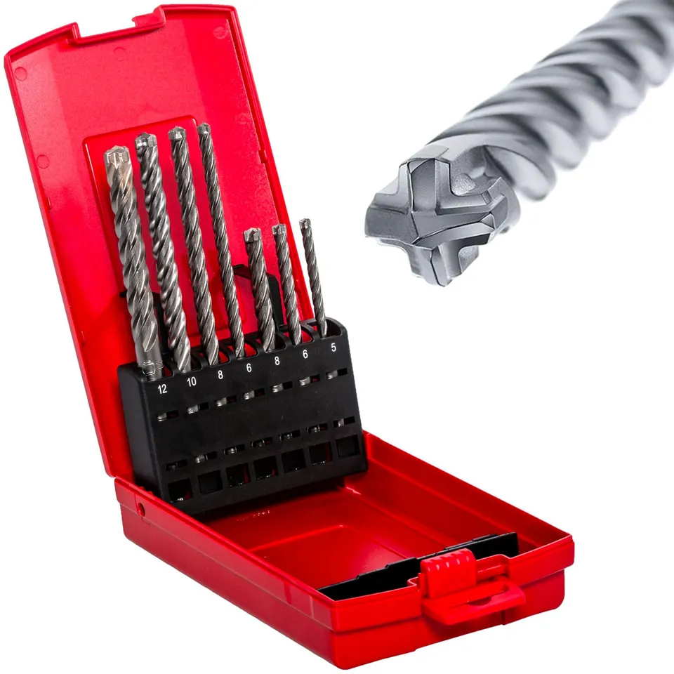 Fischer Quattric II 553210 kit 7 punte SDS Plus 5-12 mm