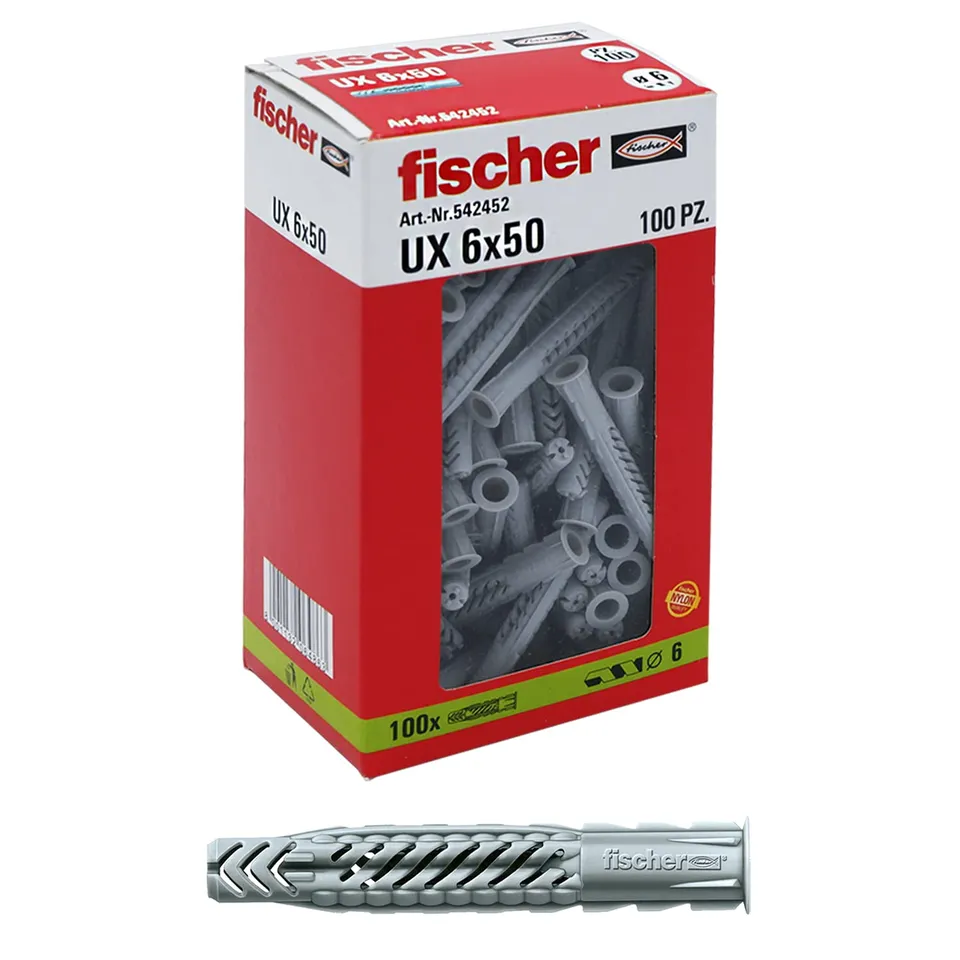 Fischer UX 6x50 tassello universale 100 pz