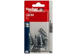 Fischer GKM Tassello Cartongesso Metallo 100 Pz Senza Viti Autofilettante