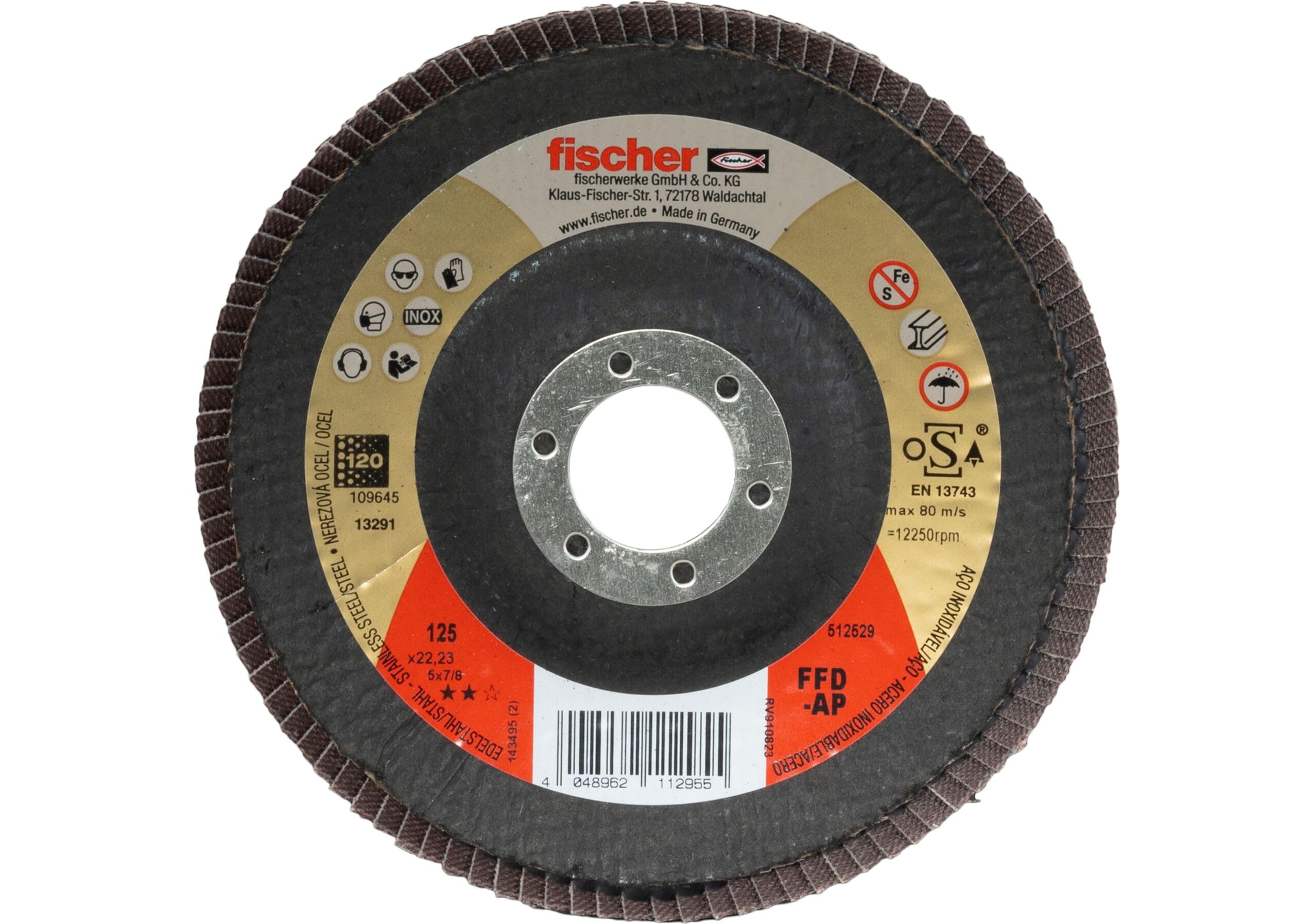 Fischer FFD-AP 115 K60 disco lamellare zirconio acciaio