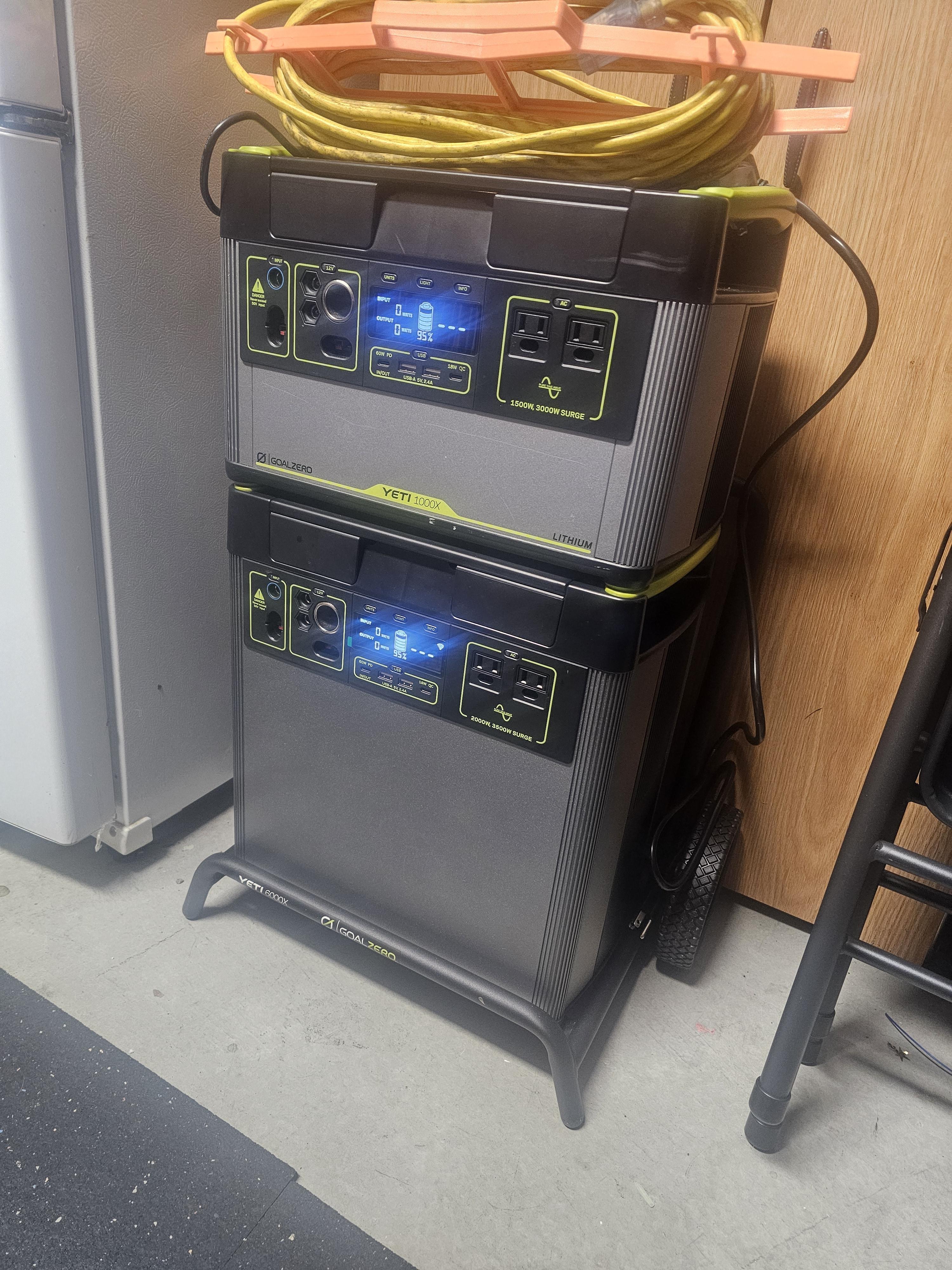 Goal Zero Yeti 6000X generatore solare + 2 Boulder 200 da 6071Wh