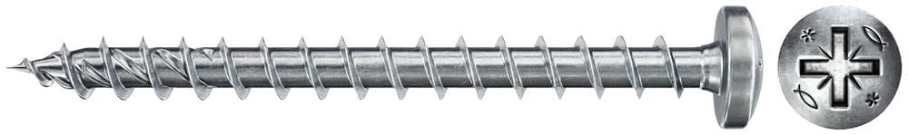 Fischer PowerFast II PZF 5,0x16 Viti Legno 200 Pezzi