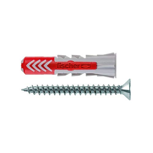 Fischer DuoPower 8x40 S tasselli con viti 25+25 pz per calcestruzzo