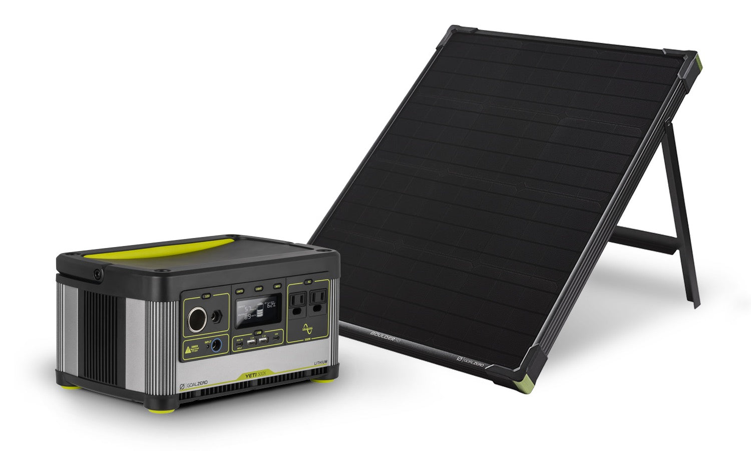 Goal Zero Yeti 500X + Boulder 50 kit solare 497Wh 50W