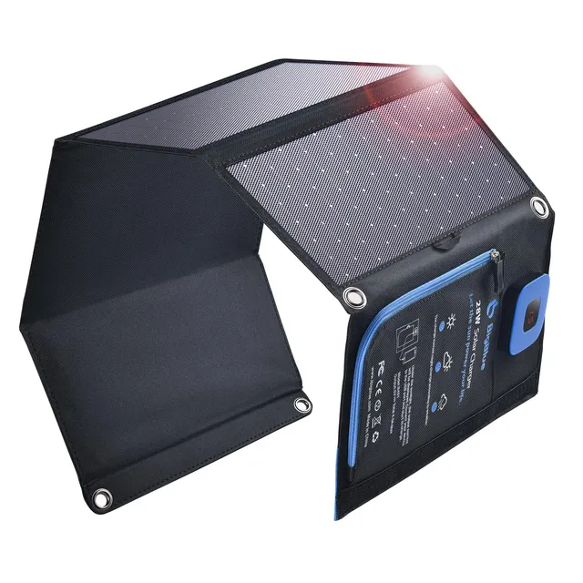 BigBlue 28W Pannello Solare Portatile USB Ricarica Diretta