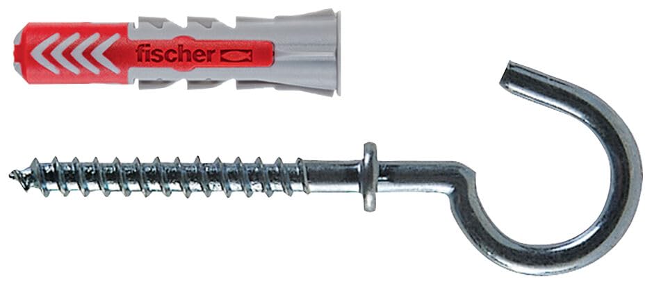 Fischer DuoPower 6x30 Tassello Universale Occhiolo Aperto 25 Pz
