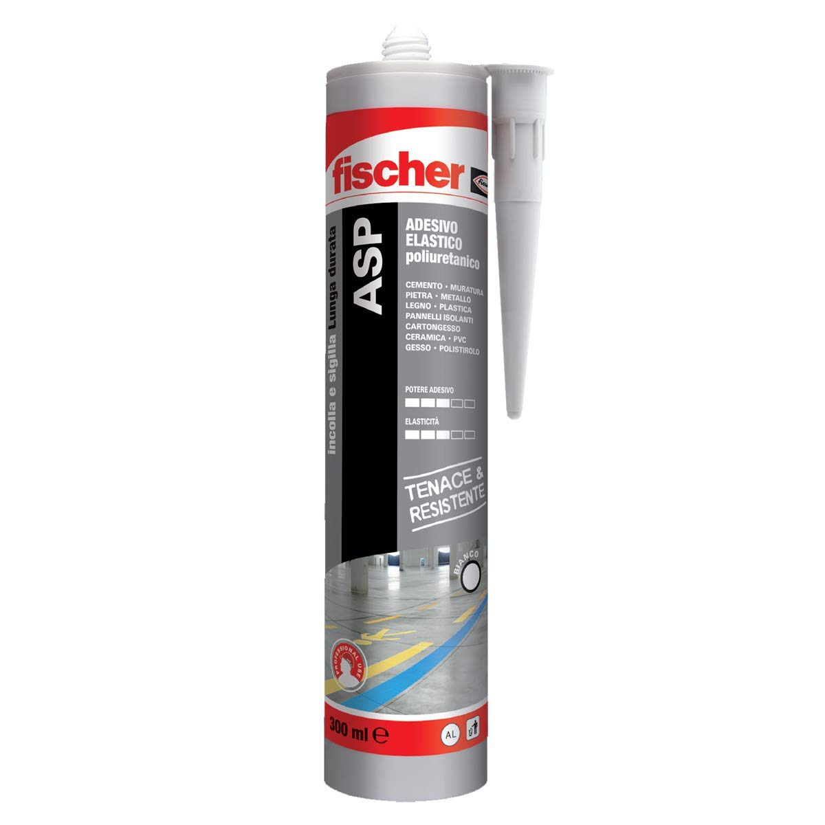 Fischer ASP adesivo sigillante nero 300 ml