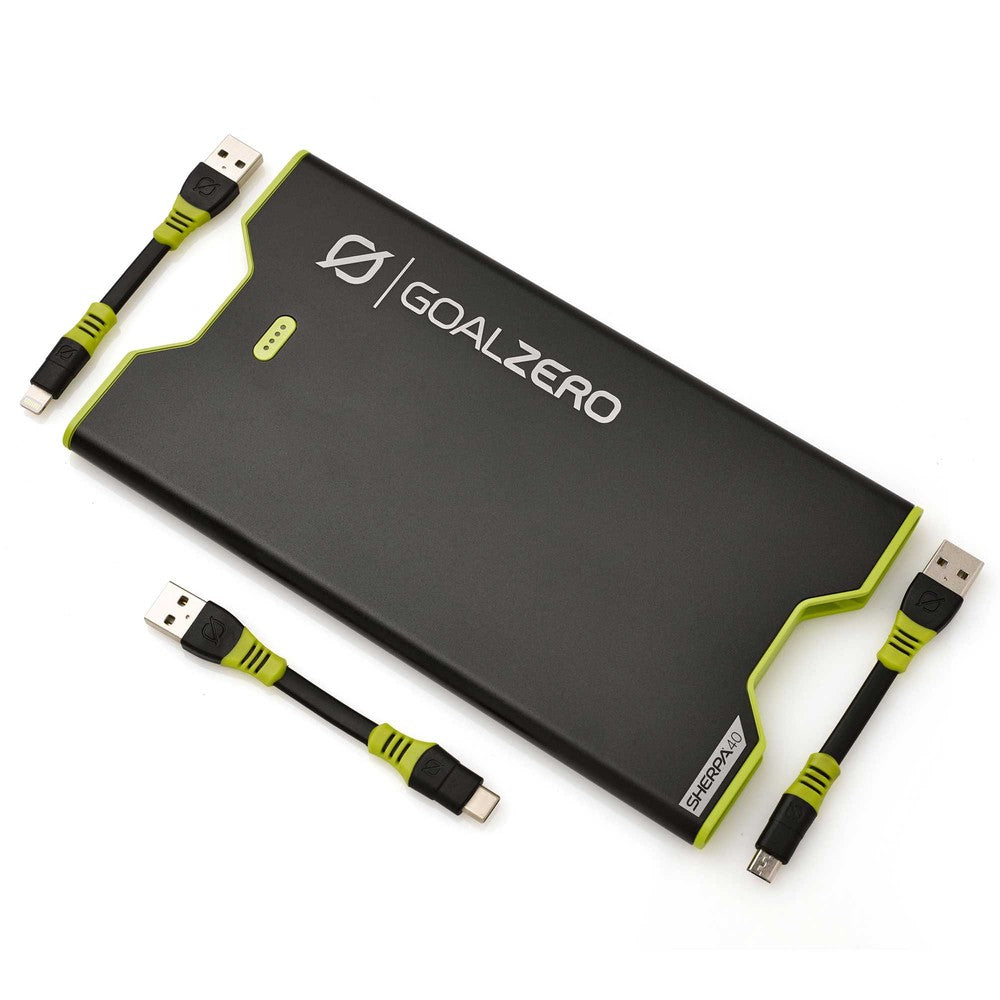 Goal Zero Sherpa 40 power bank 12000mAh alluminio