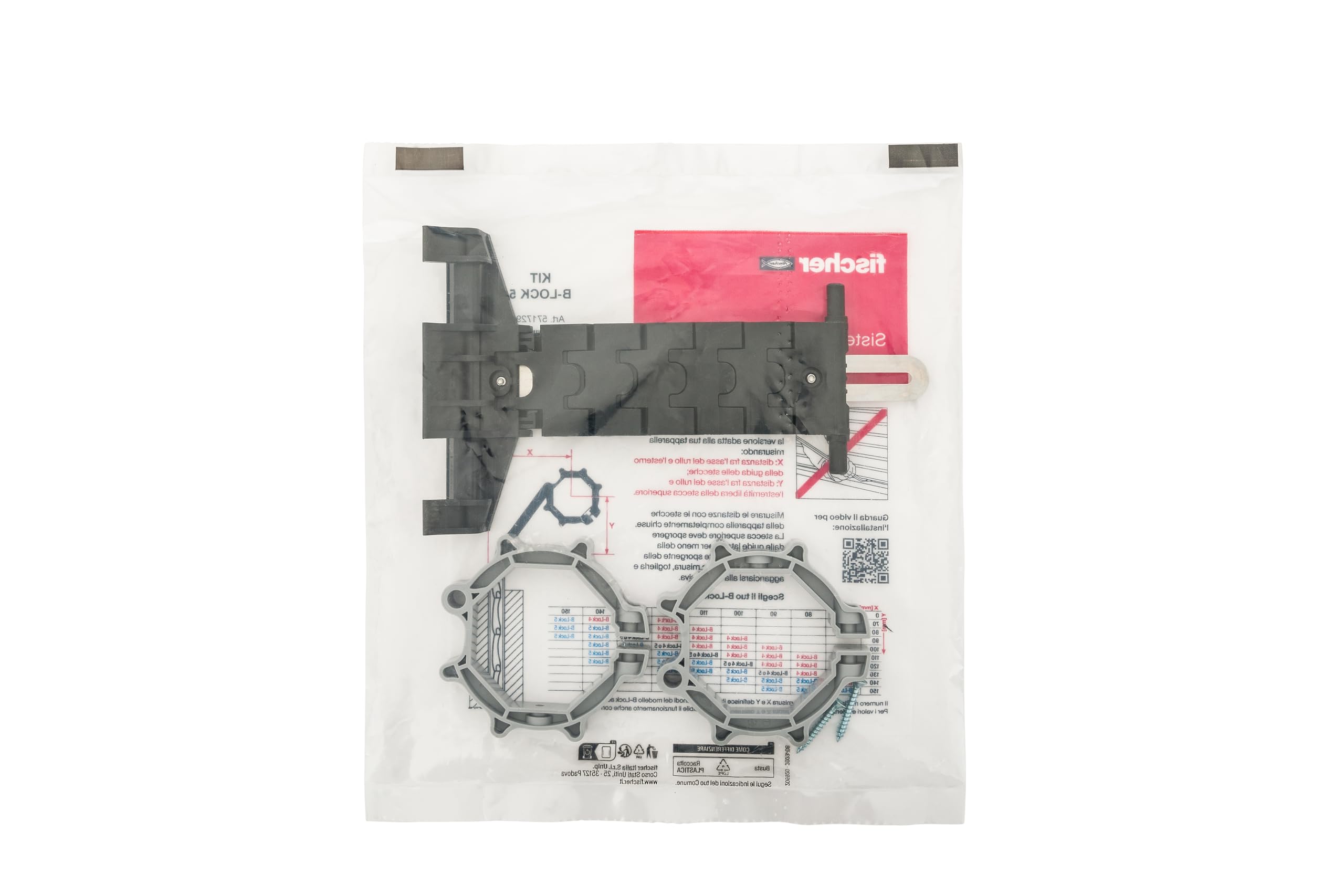 Fischer B-Lock 5 blocco tapparelle antisollevamento rullo 60 mm