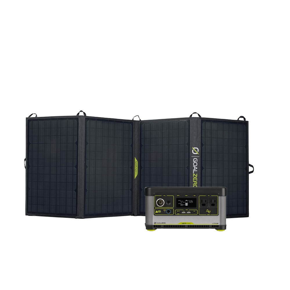 Goal Zero Yeti 500X + Nomad 50 kit solare 497Wh 50W