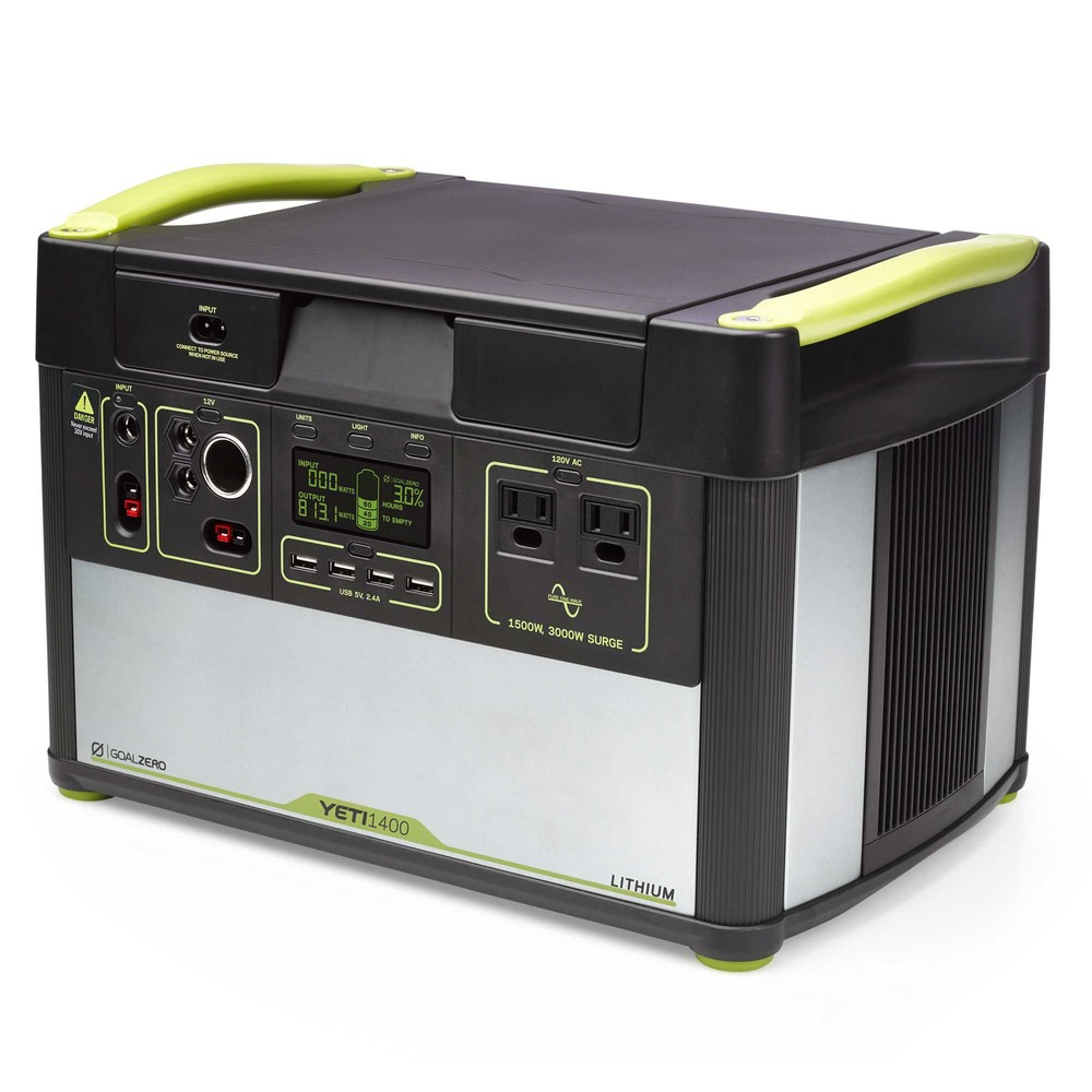 Goal Zero Yeti 1400 Lithium power station 1425Wh onda pura