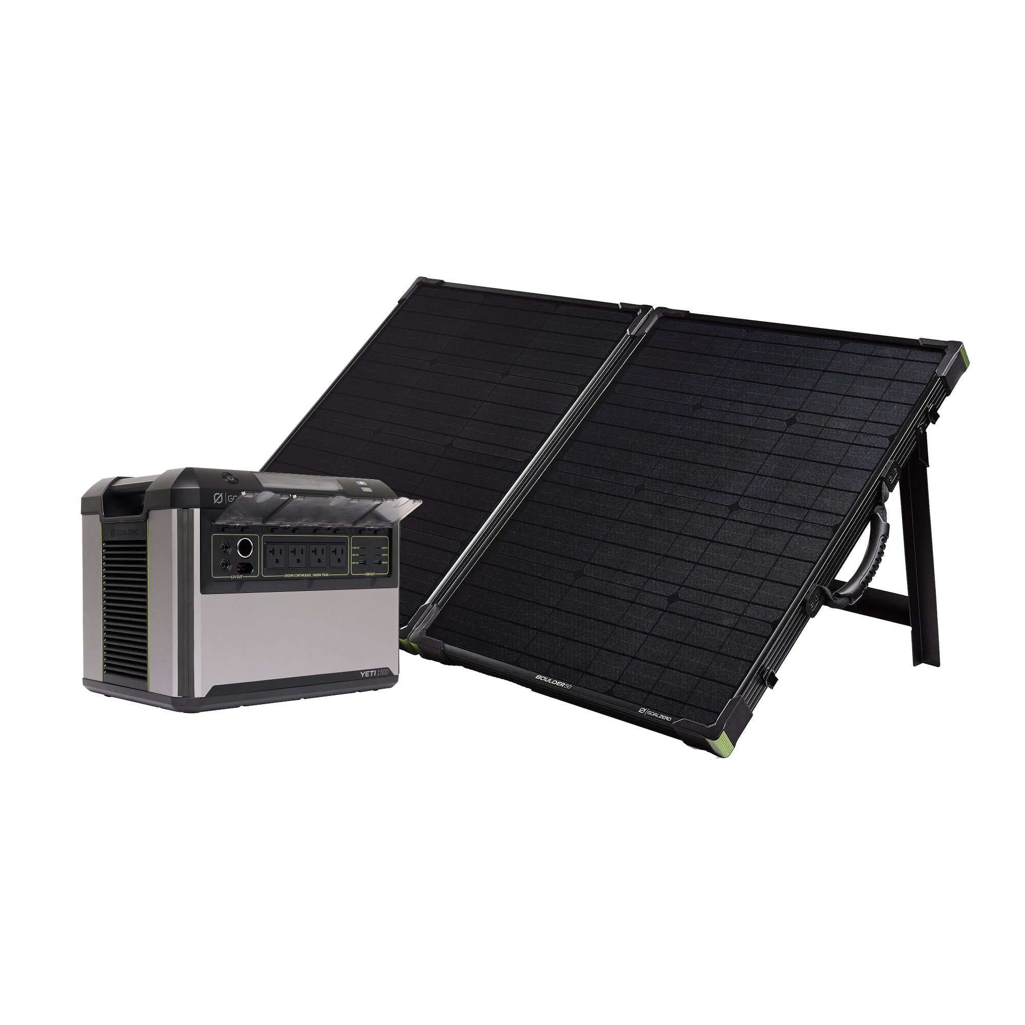 Goal Zero Yeti 1500 Boulder 100 generatore solare 2000W