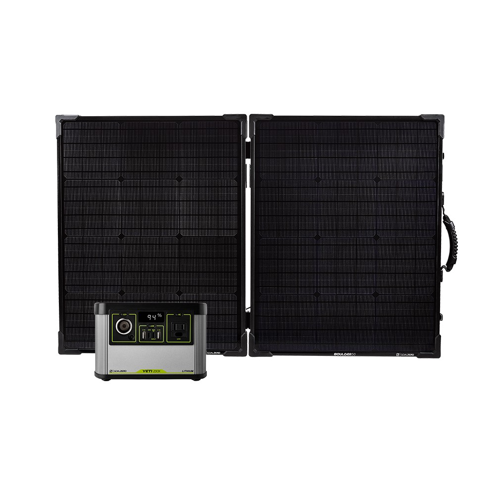 Goal Zero Yeti 200X Kit Solare 187Wh con Boulder 100W