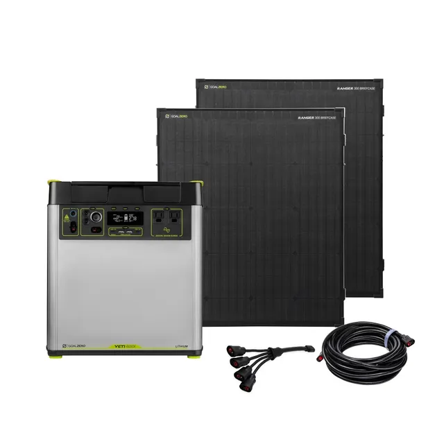 Goal Zero Yeti 6000X generatore solare + 2 Ranger 300 da 6071Wh
