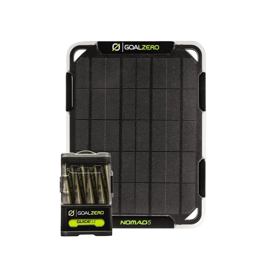 Goal Zero Guide 12 + Nomad 5 kit solare 5W pronto all’uso