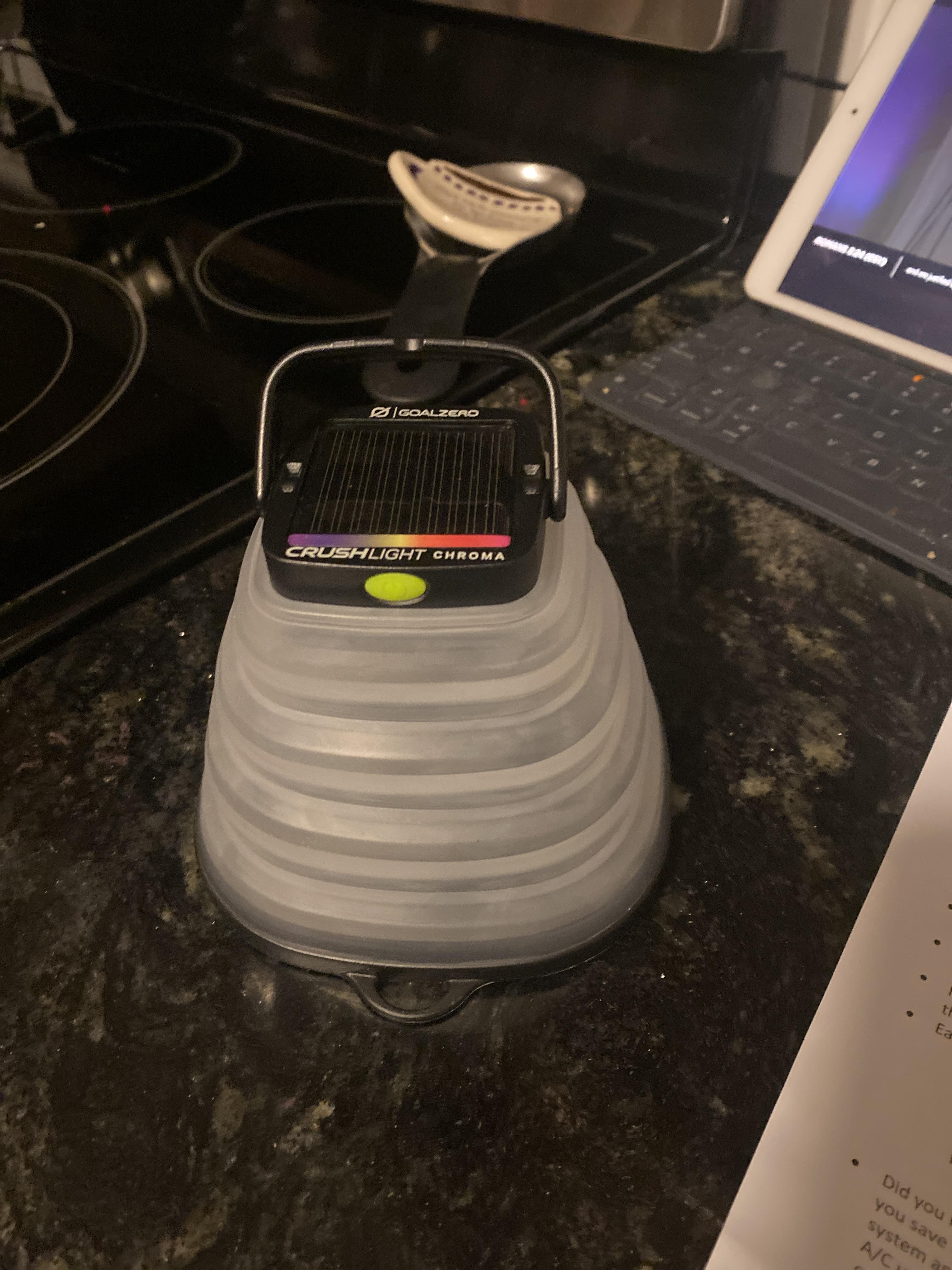 Goal Zero Crush Light Chroma lanterna solare LED 60 lumen USB-C