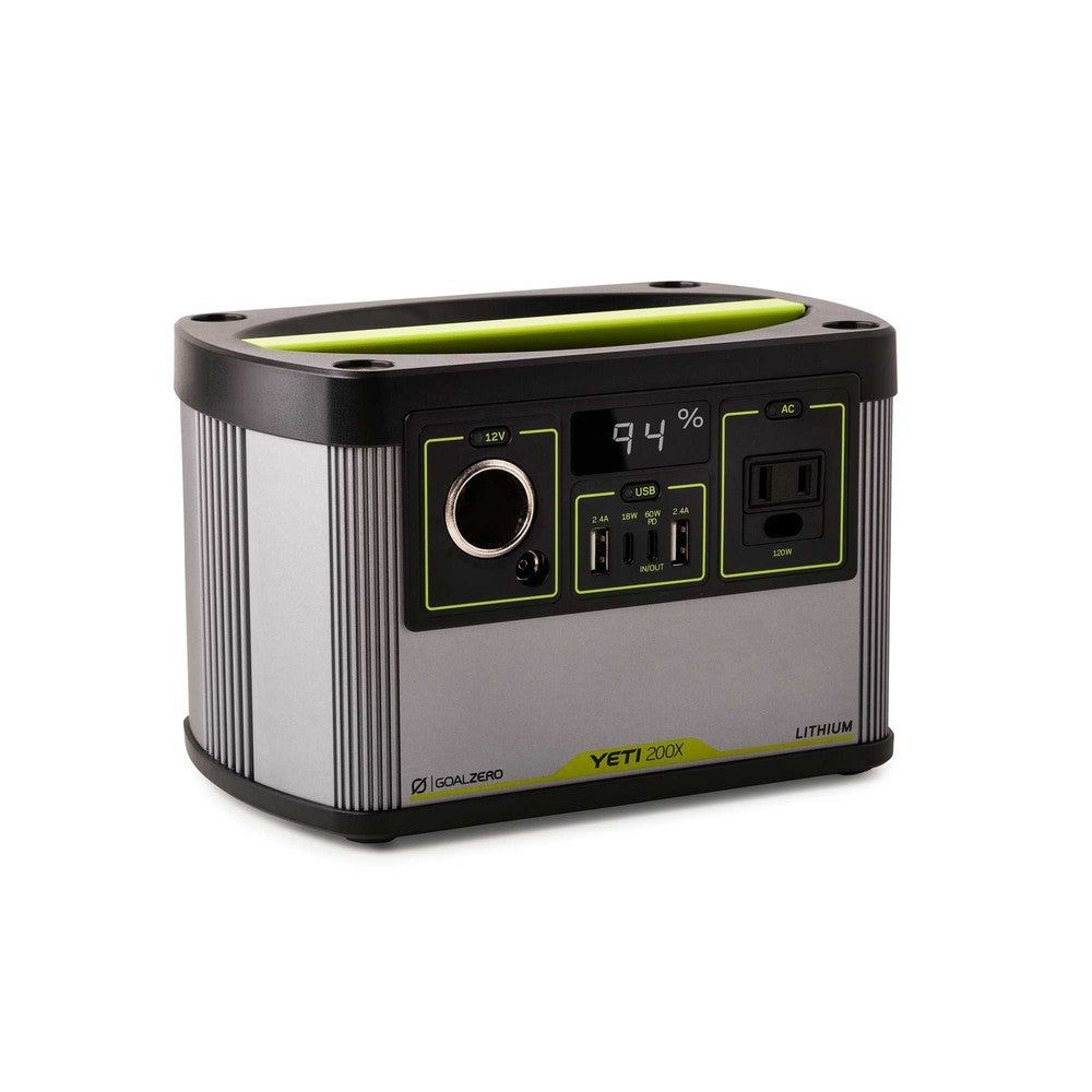 Goal Zero Yeti 200X kit generatore solare Nomad 20