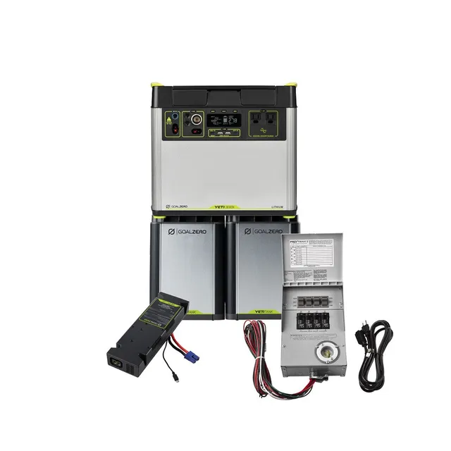 Goal Zero Yeti 3000X Kit Accumulo 5400Wh con HIK casa