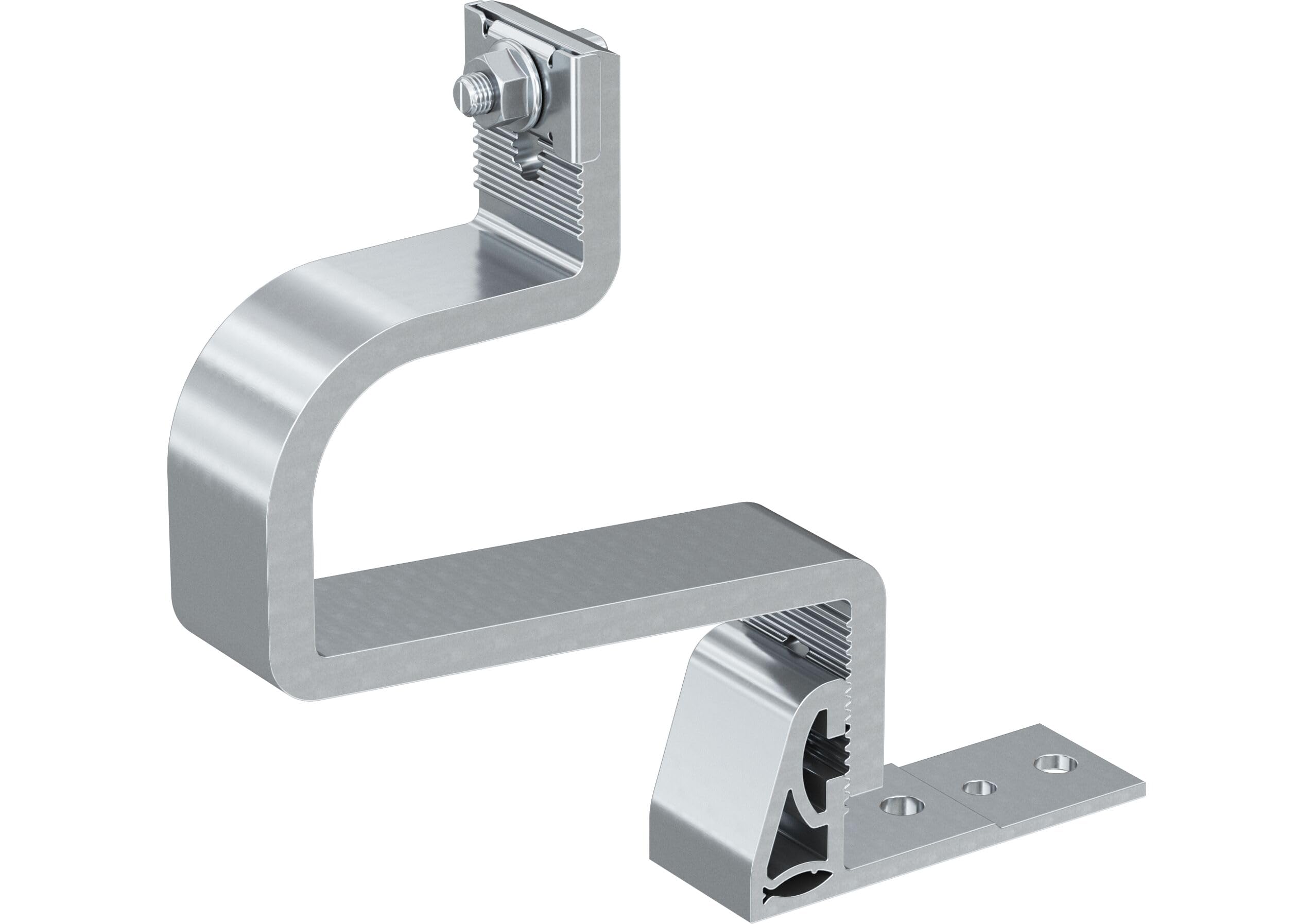 Fischer RH 52-67 VB gancio tetto 10 pz verticale alluminio