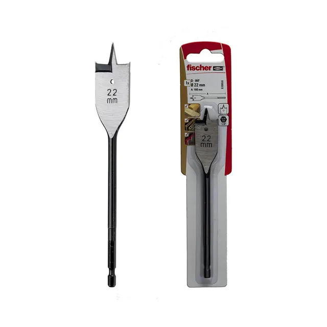 Fischer punta piatta legno 30 mm attacco esagonale precisa
