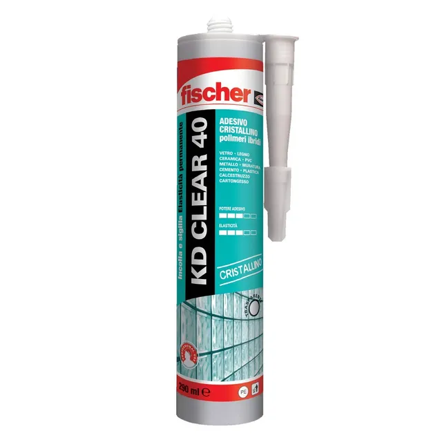 Fischer KD Clear 40 sigillante trasparente 290 ml