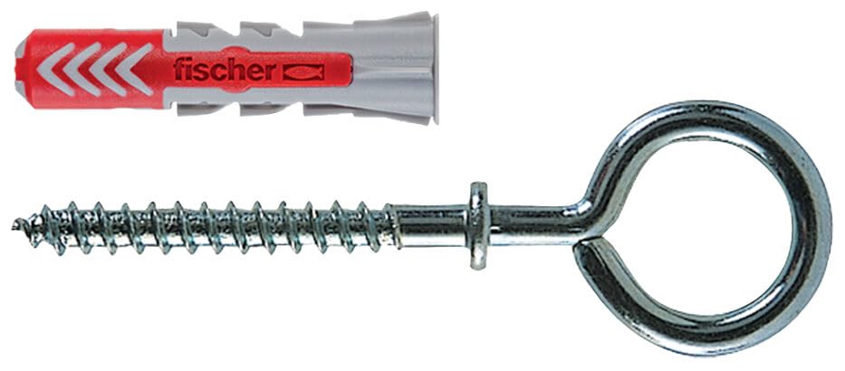 Fischer DuoPower 6x30 Tassello Universale Occhiolo Chiuso 25 Pz