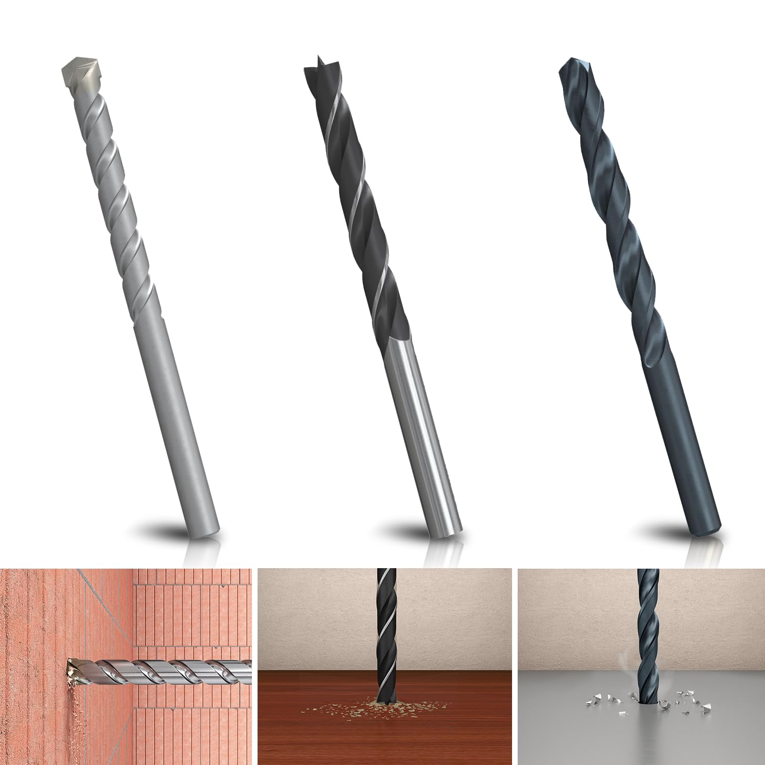 fischer 530667 Kit Punte Trapano 18 Pezzi 3-10 mm