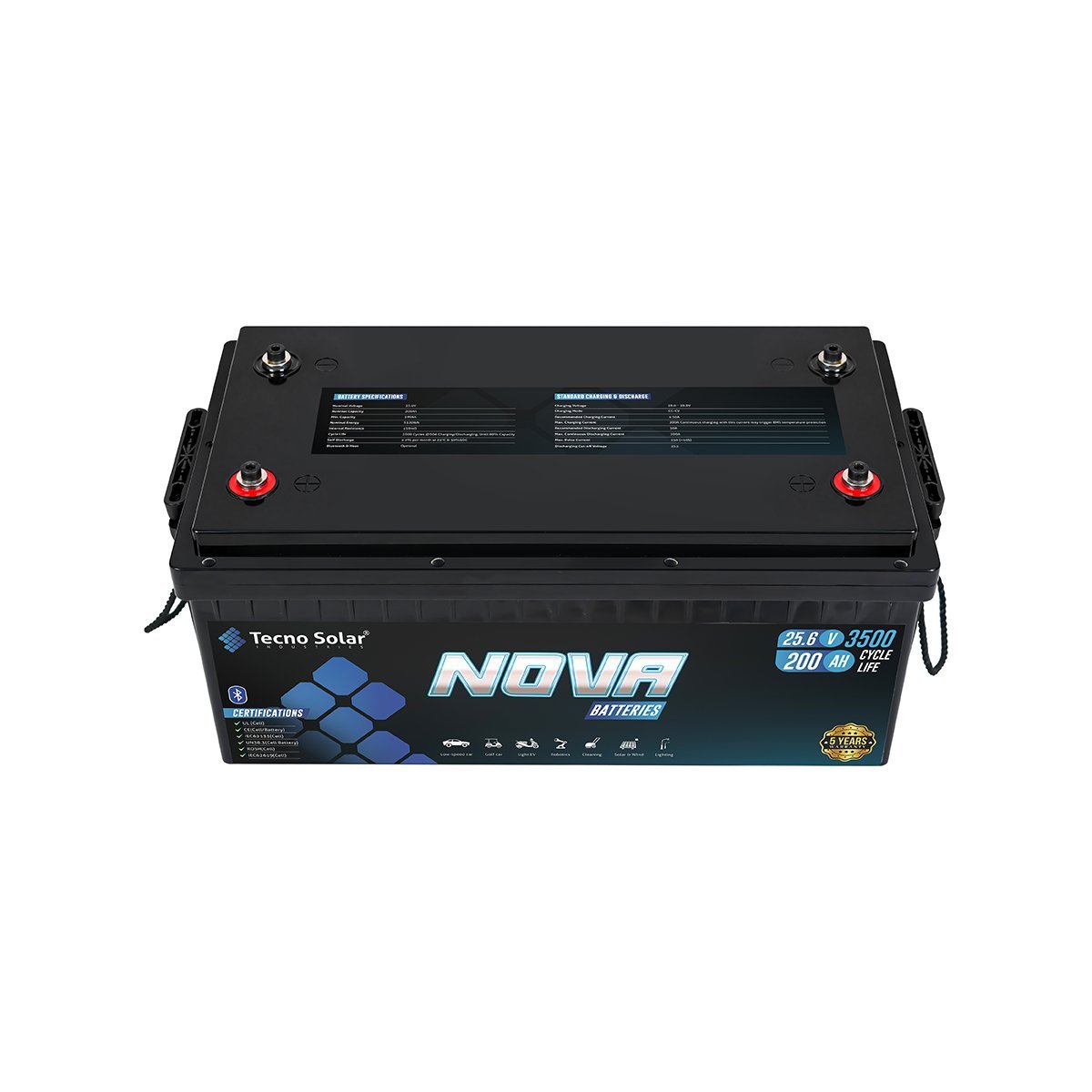 Nova 2.5 Pro batteria litio 5,12kWh 25,6V LiFePO4