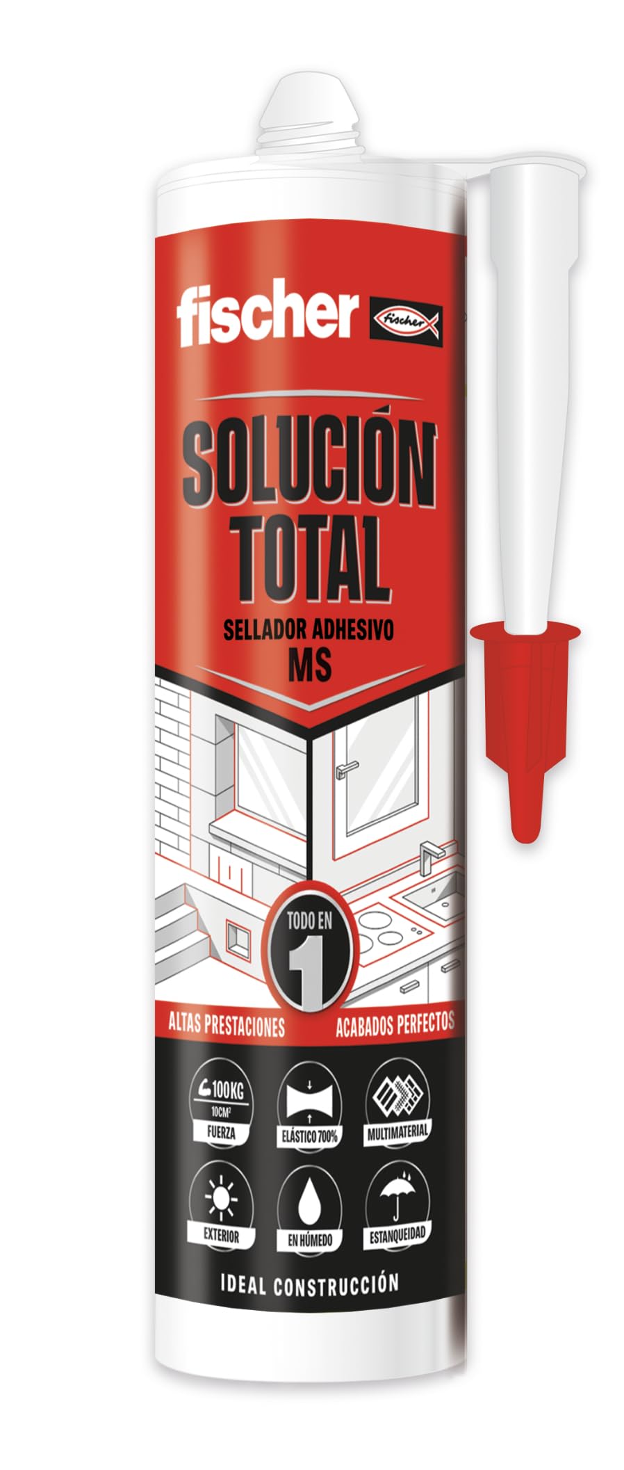 Fischer Soluzione Totale sigillante bianco 290 ml MS