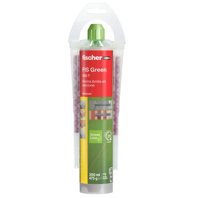 Fischer FIS Green 300 T resina biobased ancorante chimico 300ml